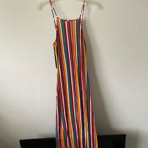 Striped Maxi dress (S)